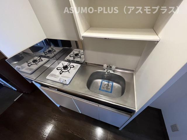 プレアール塔原東のキッチン|別号数タイプ