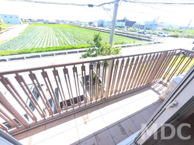 ブランシェ川内 Ⅰ番館のバルコニー