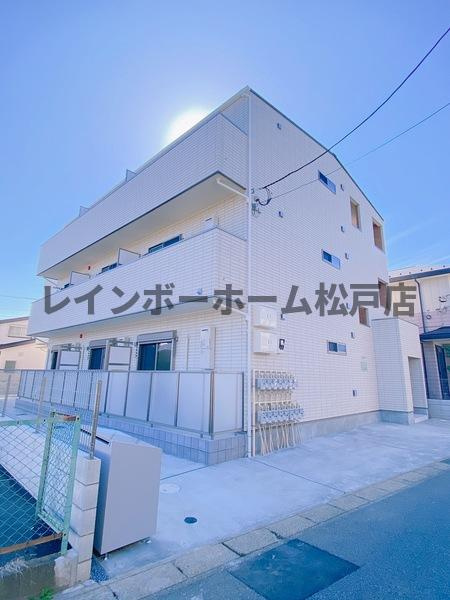 松戸市小金きよしケ丘１丁目のアパートの外観