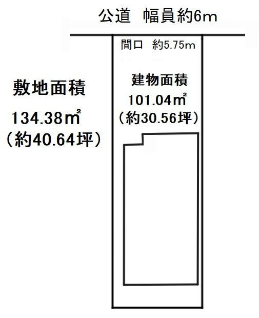 半田市北二ツ坂町2丁目の区画図
