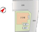 KIS蓮田市緑町　15期　新築一戸建て　LIGARE　01の区画図|1号棟