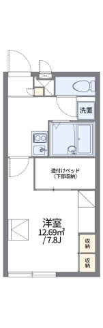 レオパレスＳＨＩＯＫＡＺＥⅡの間取り