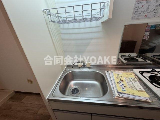 K・Mパークサイドの洗面所|別号室の写真となります。現況優先。