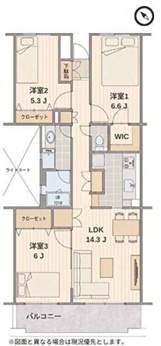 ビューパレー船橋参番街の間取り