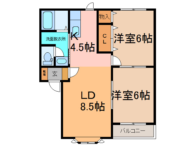 プリオール曙の間取り