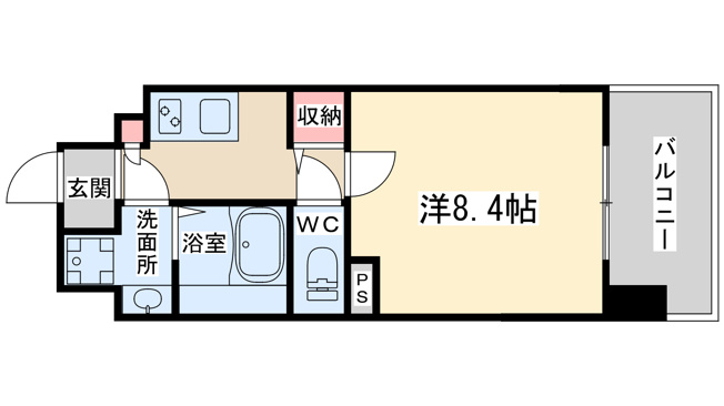 【間取り】 | ビバーチェ鷺洲