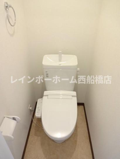 プリズム7番館のトイレ|同間取り反転タイプの別部屋です