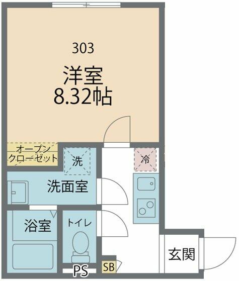 カインドネス本厚木Ｎｏｒｔｈの間取り