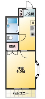 【間取り】 | グランカーサ伊藤 | 間取りです。