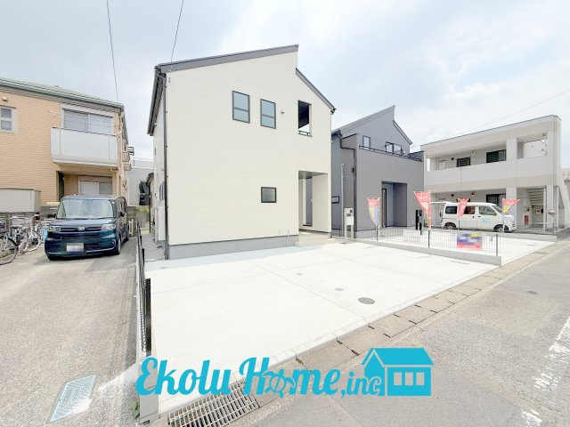 あきる野小川東第1期　全2棟　1号棟の外観|2026年7月撮影