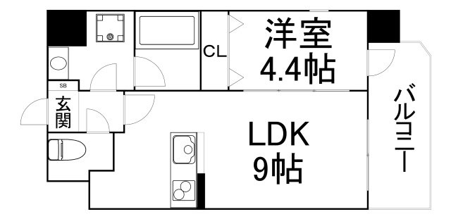 【間取り】 | スプランディッド難波