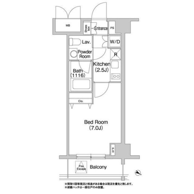コンフォリア豊洲の間取り