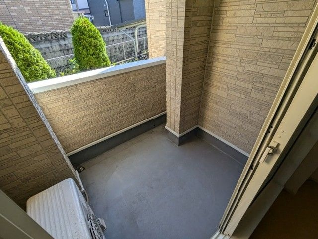 ヴィレッタ二日市のバルコニー