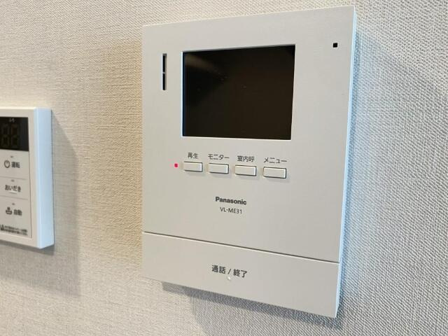 ユーナスＫの設備|モニタ付きインターホンです