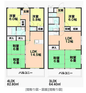 【間取り】 | レ・ジュトン空港南