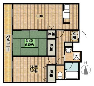 【間取り】 | グレース新城Ⅱ