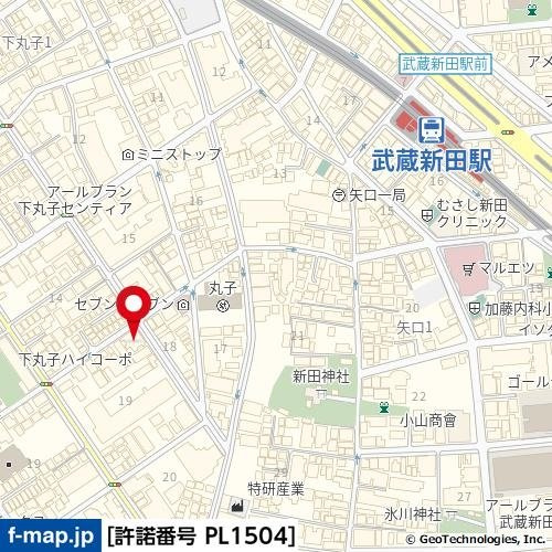 【地図】 | リバティ多摩川