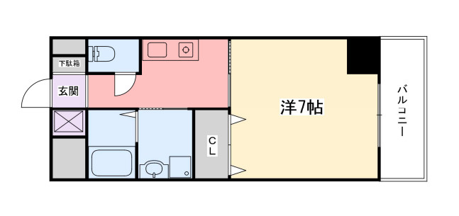 インタービレッジ東延末Ⅱの間取り