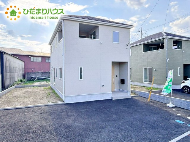 【外観】 | 笠間市鯉淵第9　新築戸建　2号棟 | 平日・お仕事帰りなど、いつでもご案内致します！お気軽にお問い合わせ下さい♪お待ちしております！（0120-01-9944）