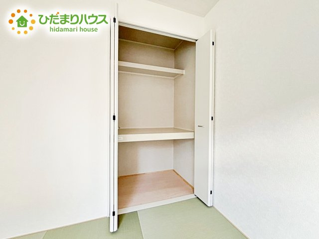 【収納】 | 笠間市鯉淵第9　新築戸建　2号棟 | 奥行きが広い収納スペースなので、お布団も楽々しまえますね！！