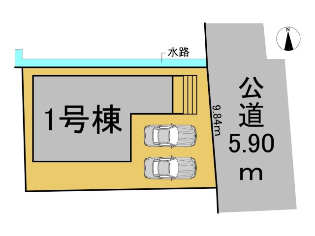 リーブルガーデン　各務原市鵜沼南町　全1区画分譲の区画図|■区画図
■YAMADA電機の　ヤマダ不動産　株式会社リライフ　
いつでもお問合わせ下さい。