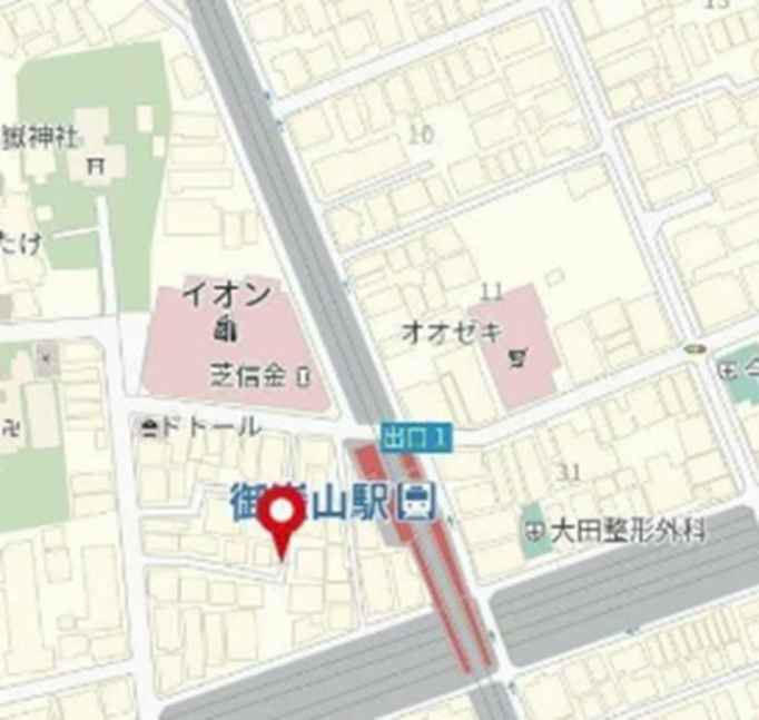 フェリデンシア御嶽山の地図
