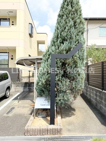 熊本市東区上南部３丁目の賃貸マンションのエントランス