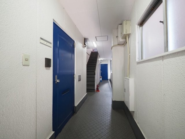 北通ハイツのロビー