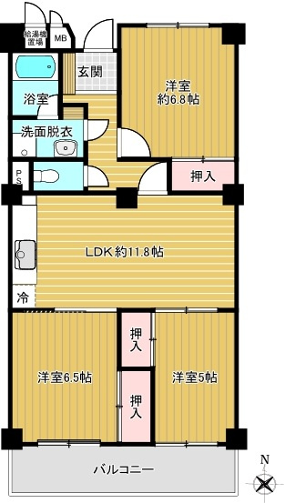 　上前津パークマンションの間取り