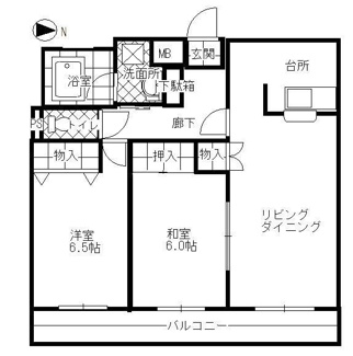 【間取り】 | グレース新城Ⅱ