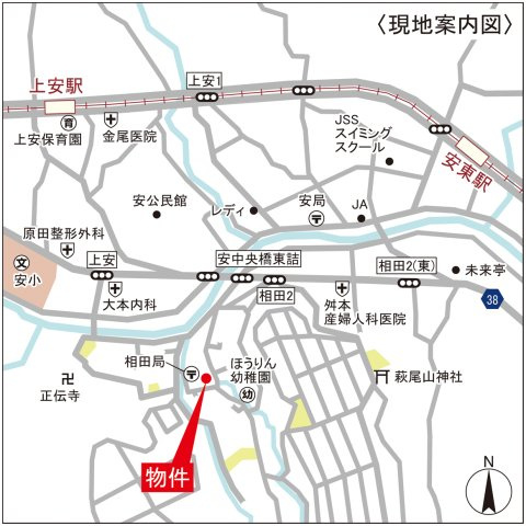 Ｓｕｎｓスタイル相田4丁目Ｃ号棟の地図