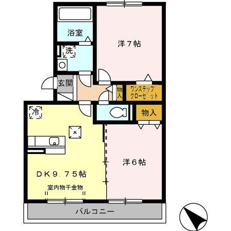 スタースレイプ   刈谷市近郊の賃貸はクラスホーム   の間取り