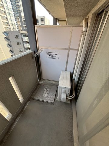 レジディア京町堀のバルコニー