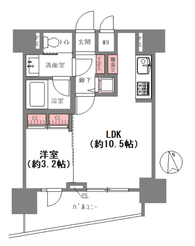 ダイナシティ上本町の間取り