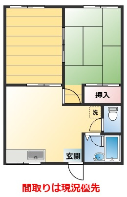 ヒルサイド杉山の間取り