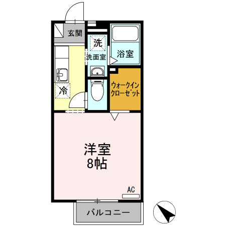 シティベルＩＹＯＤＡ　Ａ棟の間取り