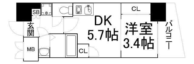 【間取り】 | ラシュレエグゼ夕陽丘