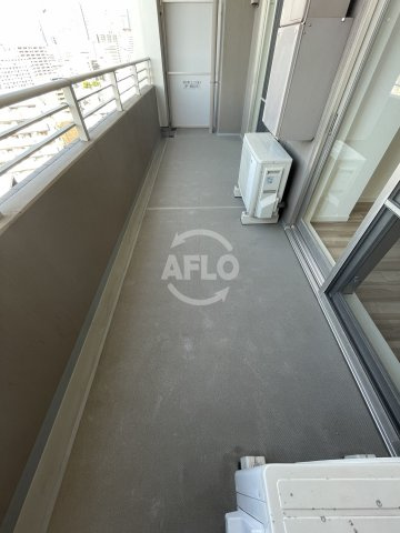 リバーサイドタワー中之島　福島小学校区のバルコニー|リバーサイドタワー中之島　バルコニー