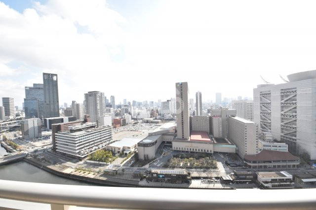 リバーサイドタワー中之島　福島小学校区の展望|リバーサイドタワー中之島　23階からの眺望