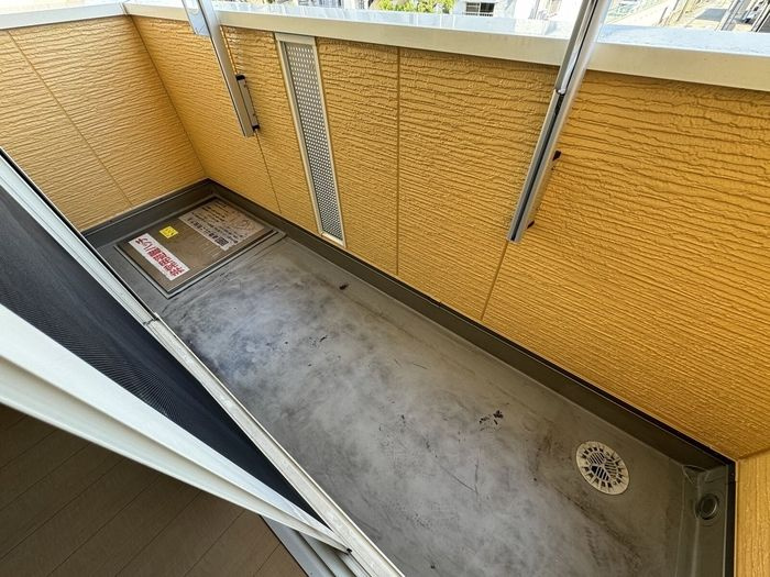 エスポワール杭瀬のバルコニー