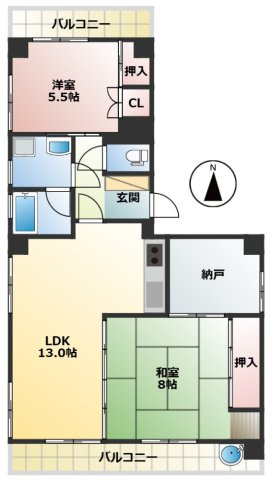 アーバンハイツ　の間取り