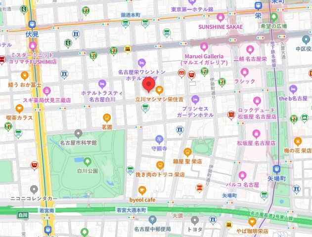 東朋ビルの地図