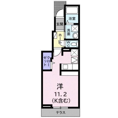 【間取り】 | ドリーム北高下　Ｂ