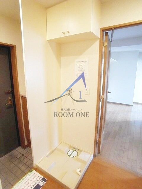 メインステージ日本橋箱崎Ⅱの設備|洗濯機置き場です。