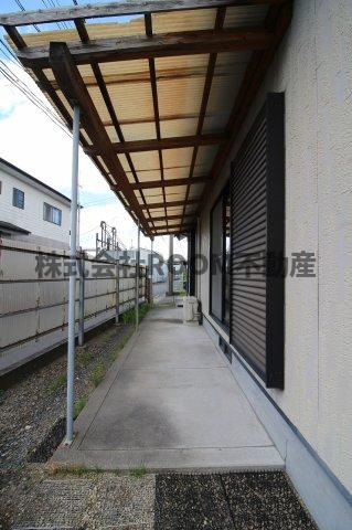 日髙貸家のバルコニー