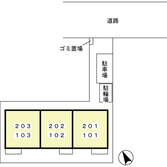【区画図】 | シティハイム