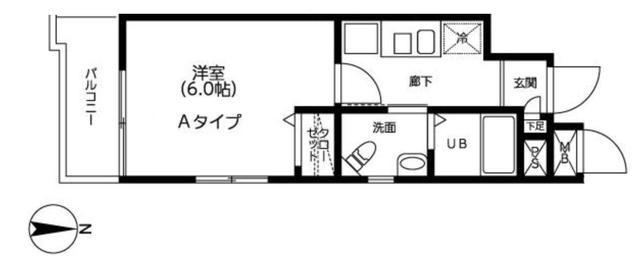 【間取り】 | 井門コーポ品川御殿山