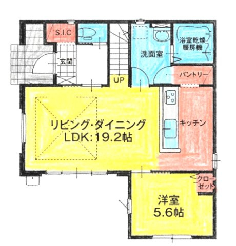 福岡市西区今津の新築一戸建の間取り