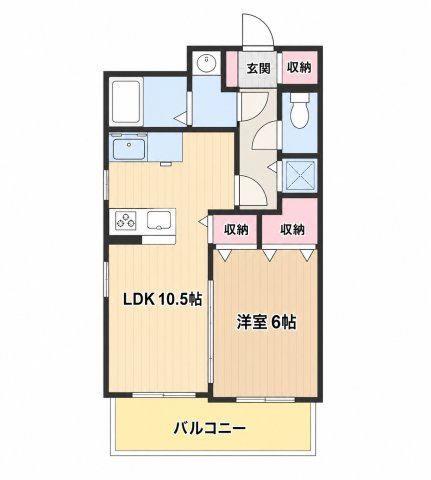 サンワード南行徳の間取り