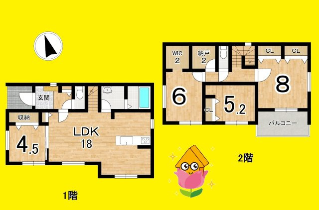 焼津市石津向町　5期／の間取り